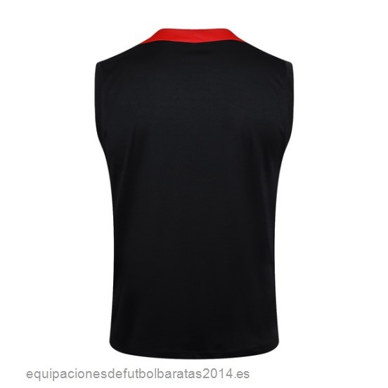 Nuevo Entrenamiento Sin MangasLiverpool 24/25 Negro Blanco Baratas